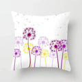 Axyaa Abstract Line Flower Print Pillowcase