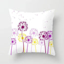Axyaa Abstract Line Flower Print Pillowcase