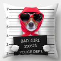 Axyaa Dog Cushion Cover 45x45cm Polyester Decorative Pillow Case Home Decor