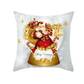 Axyaa Festive Christmas Pillow Case for Sofa Decor Merry Xmas Cushion Cover