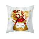 Axyaa Festive Christmas Pillow Case for Sofa Decor Merry Xmas Cushion Cover
