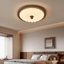 Axyaa Nordic Wood Grain Ceiling Light, Modern French Bauhaus Style