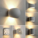 Axyaa Modern Gypsum Wall Lamp 5W LED Sconces for Home Decor and Lighting