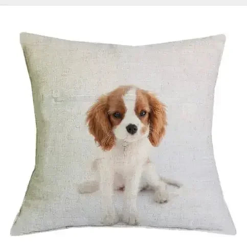 Axyaa Cavalier King Charles Spaniel Sofa Cushion Cover - Home Decor & Party Accessory