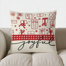 Axyaa Winter Festive Decorative Pillow Cover: Sofa, Bedroom, Car Cushion Cover