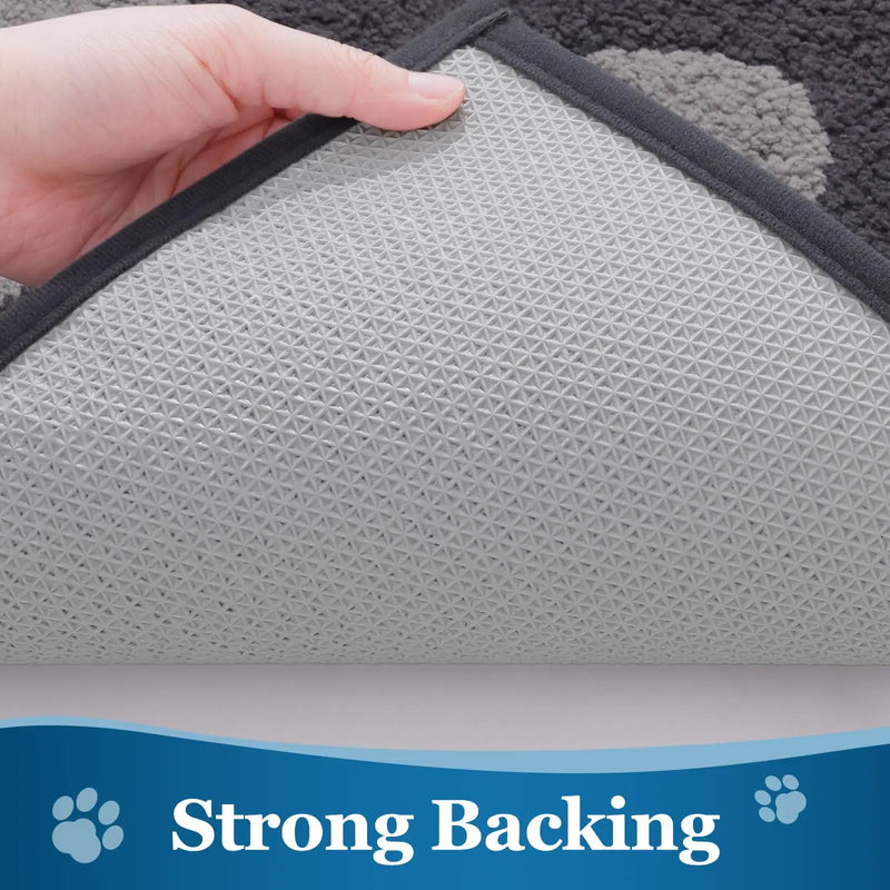 Axyaa Quick Dry Microfiber Mud Mat Dogs Entry Indoor Non-Slip Mat