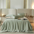 Axyaa Soft Lyocell Bedding Set with Duvet Cover, Sheet & Pillowcases