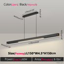 Axyaa Black Chandelier Nordic Modern Lamp for Restaurants, Bars, and Kitchens