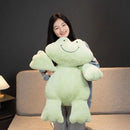Axyaa Happy Frog Plush Doll Bed Pillow - Girl's Gift for Healing
