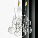 Axyaa Glass Ball Chandelier: Nordic Modern Design for Home Decor & Lighting