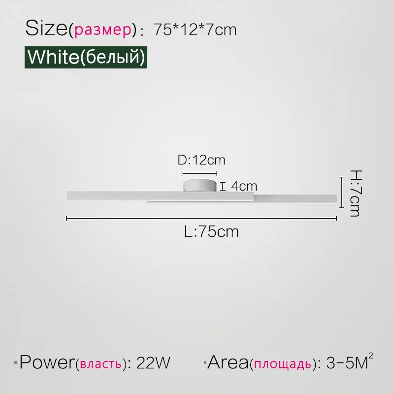 Axyaa Ceiling Lamp for Hallway, Balcony, Cloakroom - Minimalist Room Lighting