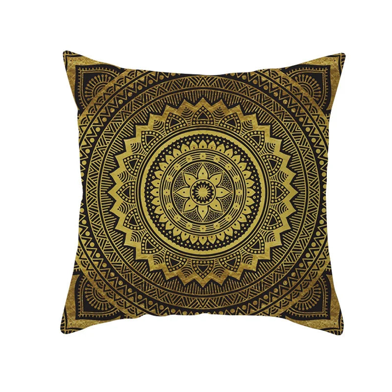 Axyaa Bohemian Geometric Polyester Pillowcase 45x45cm for Home Decor