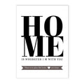 Nordic Love Life Quote Canvas Painting Wall Art for Living Room by Axyaa