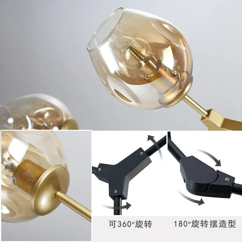 Axyaa LED Pendant Lights for Bedroom Dining Room Living Room Kitchen Fixtures