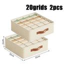 Axyaa Grids Cation PP Organizer Box Set for Home Storage and Sorting