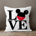 Axyaa LOVE Print Cushion Cover for Home Decor