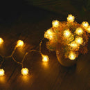 Axyaa Furry Snowball String Lights for Wedding Party Decoration