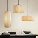 Axyaa Wabi Sabi Silk Chandelier: Nordic Home Decor Pendant Light