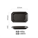 Axyaa Geometric Ceramic Plate Set for Molecular Cuisine and Dining