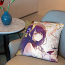 Axyaa Cartoon Anime Decor Pillowcase for Dormitory Sofa Bedside - Two Direction Throw Pillow Case