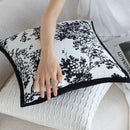 Axyaa Black Nordic Style Decorative Cushion Cover for Living Room Sofa