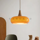 Axyaa Retro Modern Orange Chandelier for Dining, Study, and Bar