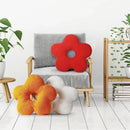 Axyaa Daisy Flower Throw Pillow for Home Decor and Seating