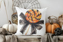 Axyaa Spooky Cake & BOO-licious Halloween Pillow Cover for Sofa, Bedroom, Car
