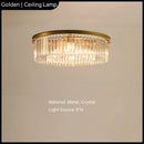 Axyaa Modern Crystal Chandelier Ceiling Lamp Contemporary Luxury Light for Home Dining