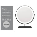 Axyaa LED Smart Touch Vanity Makeup Mirror - Dimmable, 360 Rotation, Tabletop Mirror