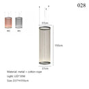 Axyaa Tassel Pendant Light: Modern Staircase Living Room Dining Room Lamp