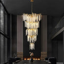 Axyaa Crystal Chandelier: Elegant French Branch Lamp for Modern Luxury Living