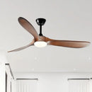Axyaa Industrial Vintage Ceiling Fan with Remote Control - Retro Wood Blower