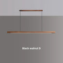 Axyaa Nordic Wood Pendant LED Ceiling Lamp for Home Office Kitchen Dining Room