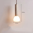 Axyaa Minimalist Stone Chandelier Pendant Light for Bedroom and Table Decoration