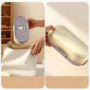 Axyaa Stainless Steel Insulated Lunch Box, Leakproof Divided Container, Microwave Safe