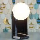 Axyaa Nordic Glass Shade Table Lamp LED Desk Light for Home Decor