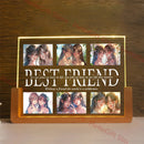 Axyaa Custom 3D Acrylic Lamp with Photo Text Night Light Gift
