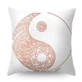 Rose Gold Geometric Pineapple Glitter Pillowcase - Axyaa Home Decor