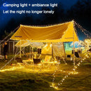 Axyaa LED Camping Light Strip 6.5M Waterproof Outdoor Garden Decoration Lamp