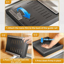 Axyaa Slide Out Cabinet Organizer Carbon Steel Kitchen Pantry Storage Shelf Rack