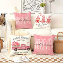 Valentine's Dwarf Truck Love Pillowcase for Family Room Sofa by Axyaa