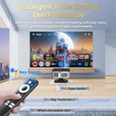 Axyaa Google TV Projector 4K UHD Voice Control Auto Focus WiFi 6 Home Theater
