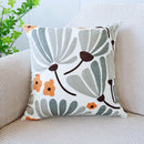 Axyaa Wild Floral Plant Embroidery Pillow Cover, 45x45cm, Country Style