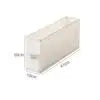 Axyaa Fabric Drawer Wardrobe Organizer Basket Foldable Underwear Storage Box