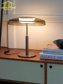 Axyaa DORA Red/Gray Glass Table Lamp with Touch Switch LED for Living Room