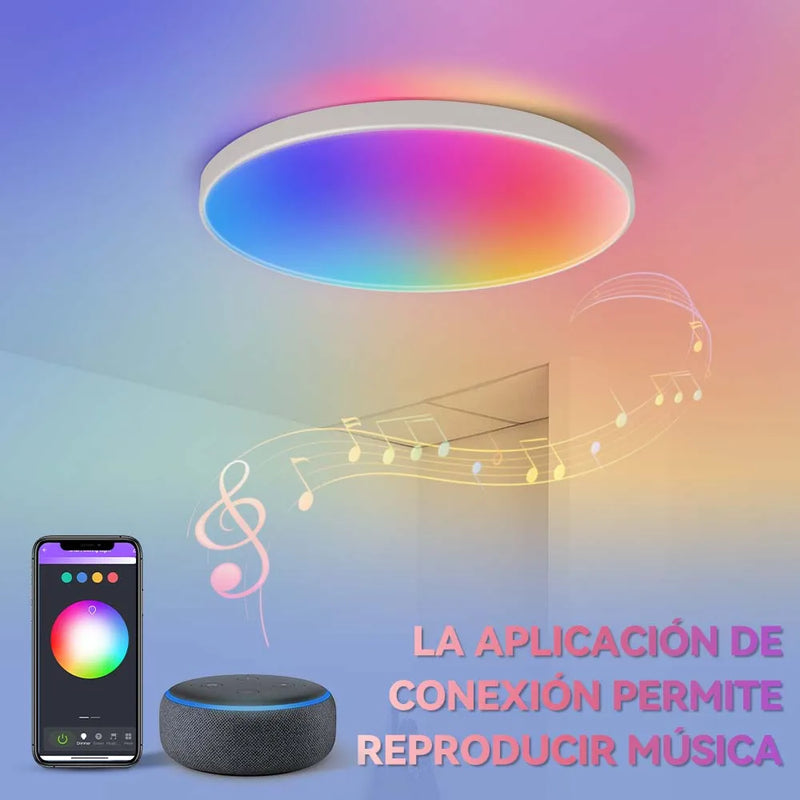 Axyaa Smart RGB Wifi Ceiling Light Panel for Alexa Google Home