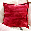 Axyaa French Red Pink Cotton Cushion Cover Set