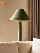 Axyaa Cotton Velvet Fabric Floor Lamp LED Modern Light Fixtures