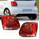 Axyaa VW POLO 6R 2009-2014 Tail Light Assembly, Left/Right Side Lamp, No Bulbs